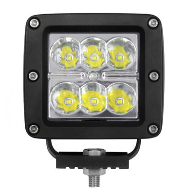 IP67 R10 بقعة شعاع بقيادة أضواء قرنة 90 درجة 18W 3 بوصة مكعبات LED