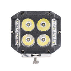 مصباح LED بزاوية عريضة على شكل مكعب بزاوية عريضة ، وستروب ذات لونين 56 وات 2400 لومن
