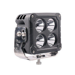 IP69K 40w 4 بوصة مربعة الشكل LED شديد التحمل أضواء العمل OSRAM Spot Beam