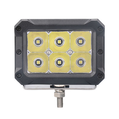Hanma 18W مساعد LED لأضواء العمل الكاشفة مكعب مع لوحة زخرفة صفراء
