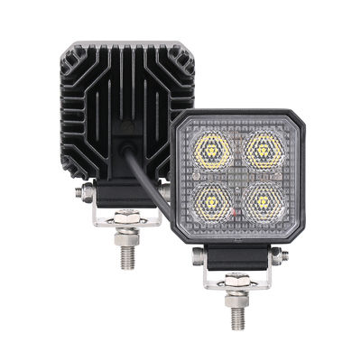 مصباح عمل LED مربع 1400 لومن عالي التجويف 3 بوصة أدى أضواء الطرق الوعرة