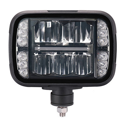 المصابيح الأمامية السوداء SAE 5 X 7 LED Snow Plow 30W 6000K High Low Beam