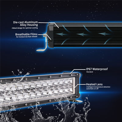 76 سم 204 واط مصباح ليد للسيارة بار Emark Osram LED Bars تدفئة عدسة