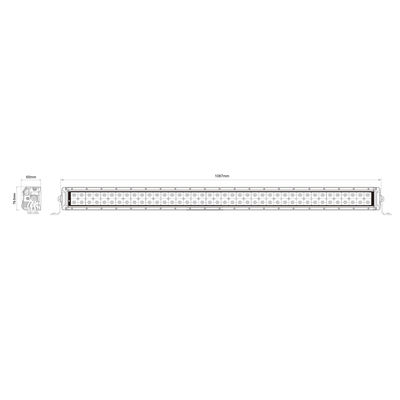 CE 40in 240W LED شريط ضوء القيادة مع عدسة ساخنة TS 16949