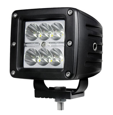 IP67 R10 بقعة شعاع بقيادة أضواء قرنة 90 درجة 18W 3 بوصة مكعبات LED