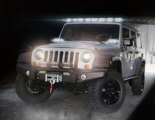 UTV 9 بوصة جولة الطرق الوعرة عالية الطاقة بقيادة أضواء HANMA 51W