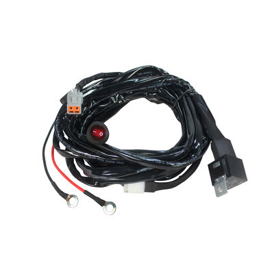 20 سم 14AWG ضوء العمل السيارات سلك تسخير CSA فيوز التبديل التتابع