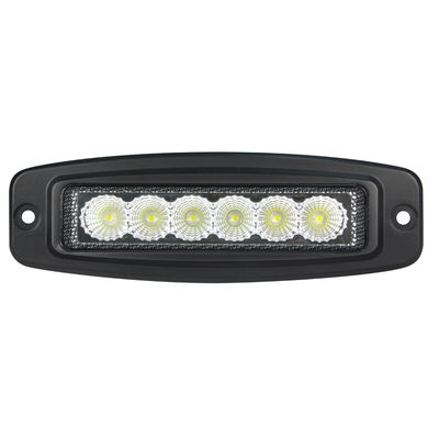 6 بوصة 6 قطعة * 3 واط Bridgelux الترا سليم شريط LED فلوش جبل شعاع الفيضانات للدراجات النارية