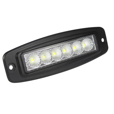 6 بوصة 6 قطعة * 3 واط Bridgelux الترا سليم شريط LED فلوش جبل شعاع الفيضانات للدراجات النارية