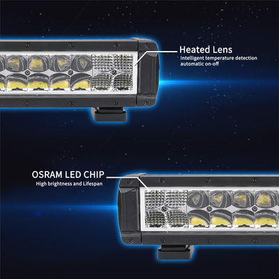 شريط إضاءة LED مزدوج الصف 5700 كلفن 44 وات هيكل من الألومنيوم
