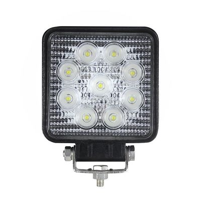4 قطعة أضواء عمل كاشفة LED مربعة IP67 2160lm الإسكان الأسود