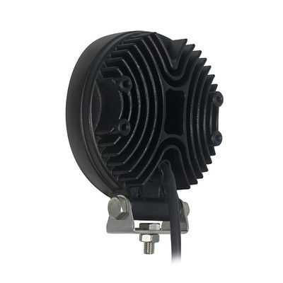 1920lm 90 ° 24 Watt LED الأضواء الكاشفة المستديرة للمركبات الصناعية