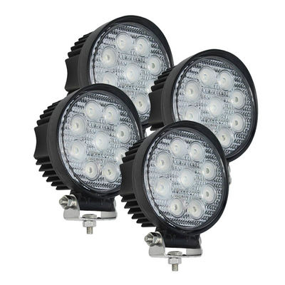 2160lm أضواء كاشفة LED للعمل دائرية 27W إضاءة صناعة التعدين على الطرق الوعرة